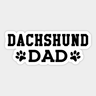 Dachshund Dad Sticker